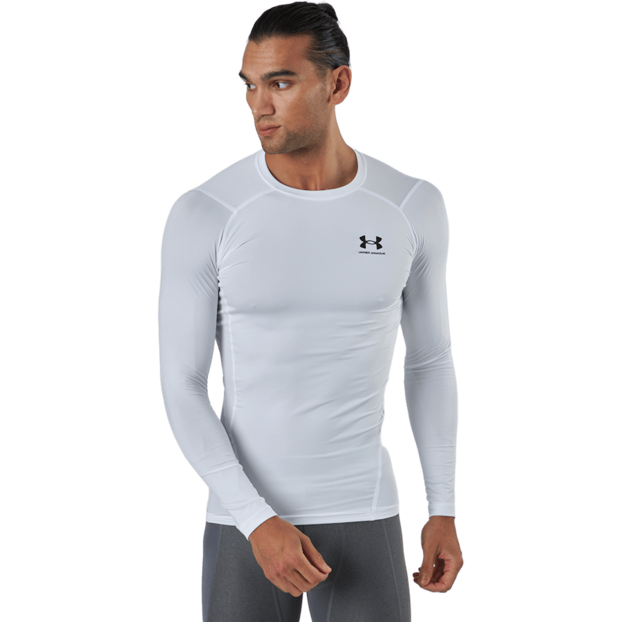 Ua Hg Armour Comp Ls White