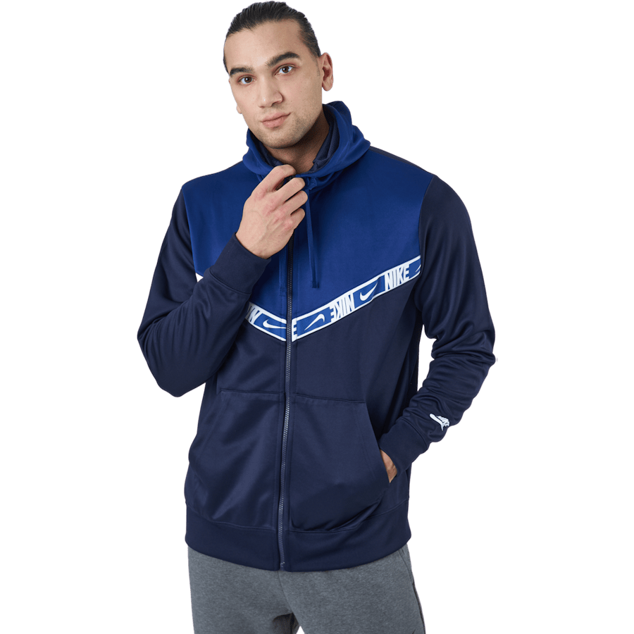 Nike Sportswear Men's Full-zip Blackened Blue/deep Royal Blue