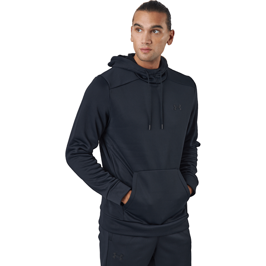 Ua Armour Fleece Hoodie Black