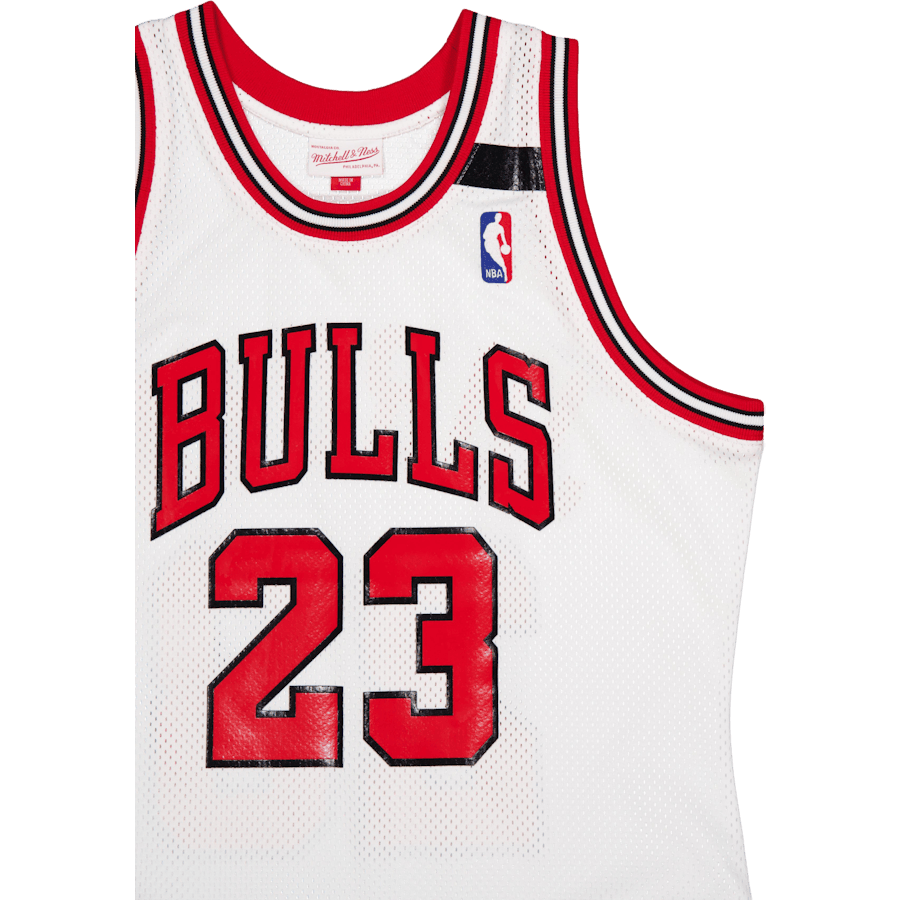 Bulls Authentic Jersey Jordan White