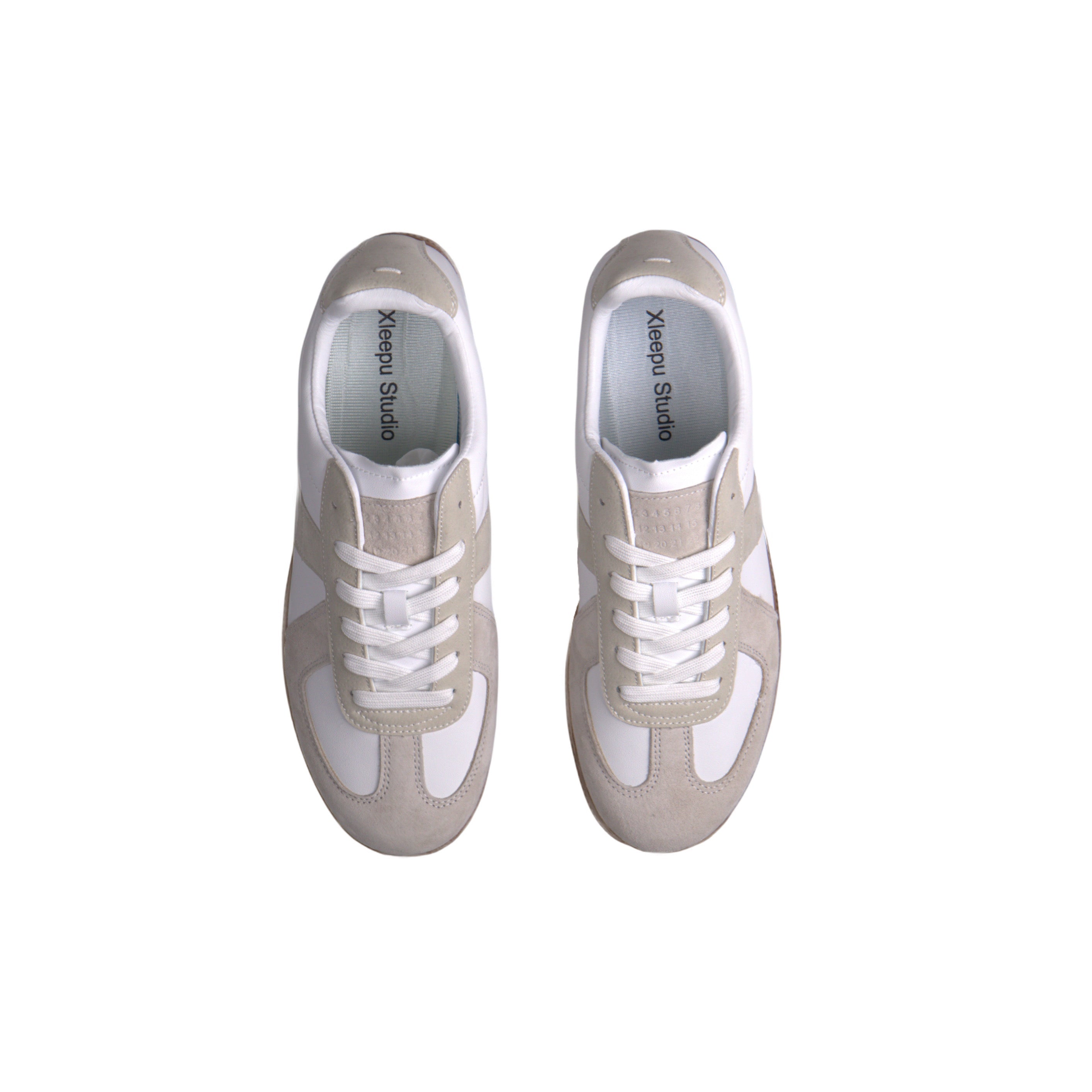 Herr Premium GAT-Sneaker Vit