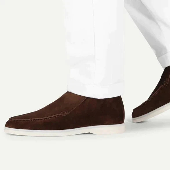 Herr Premium Höga Loafers Slip-On i Mocka