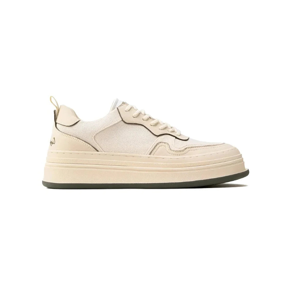 Herr Premium Skate Sneaker i Linne och Mocka