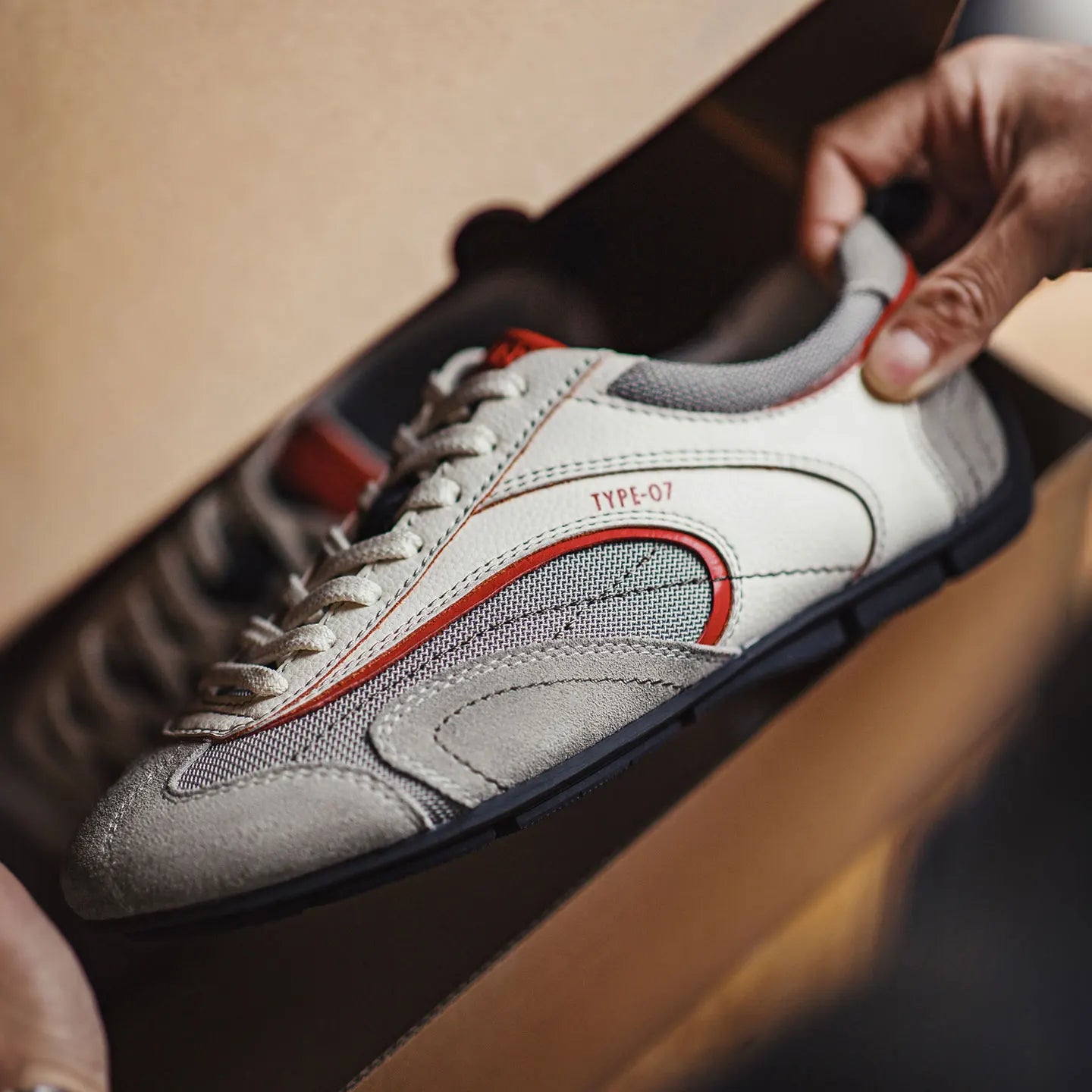 Premium Monaco Runner Sneaker Vintage Vit