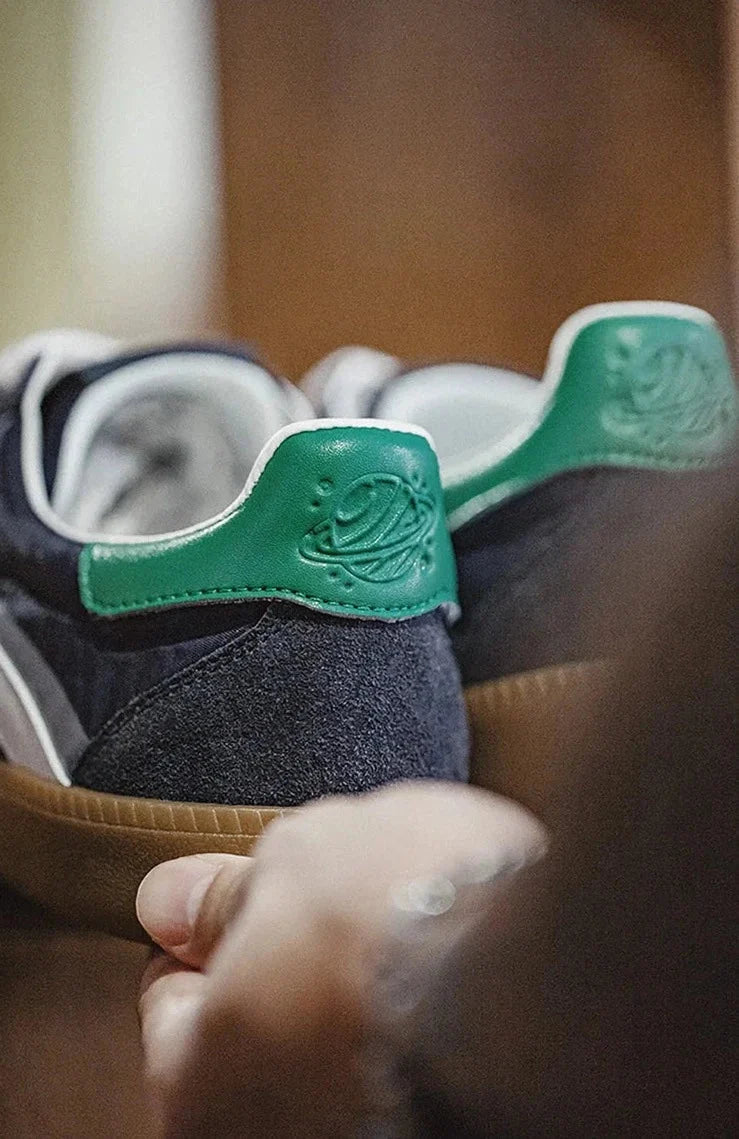 Herr Premium Retro Sneaker Blåa