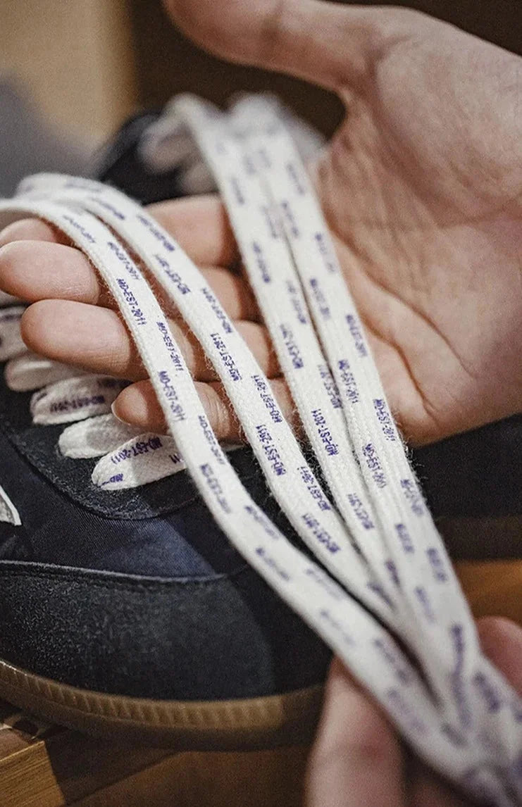 Herr Premium Retro Sneaker Blåa
