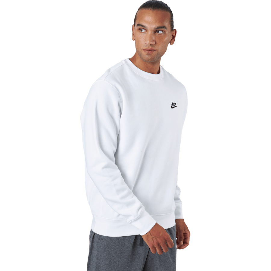 Sportswear Club Fleece Crew WHITE/BLACK