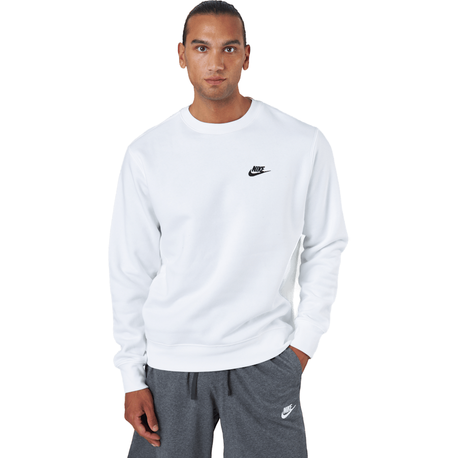 Sportswear Club Fleece Crew WHITE/BLACK