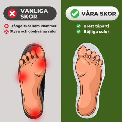 Vance - Sköna Herrskor Med Bred Tåbox