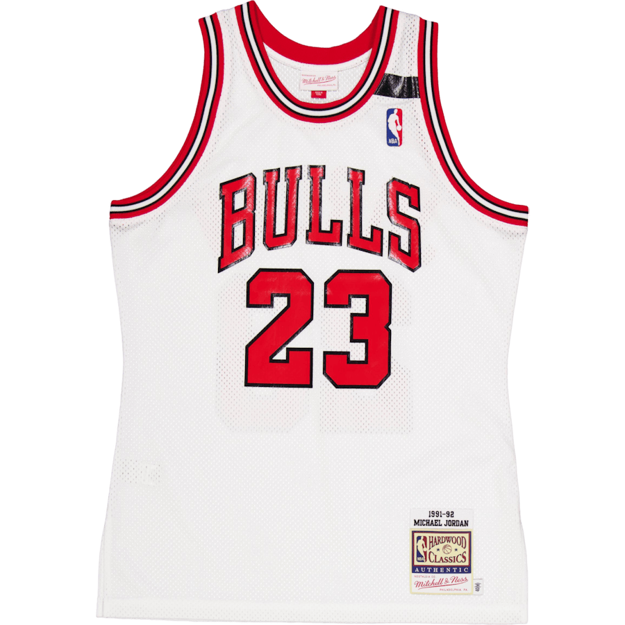 Bulls Authentic Jersey Jordan White
