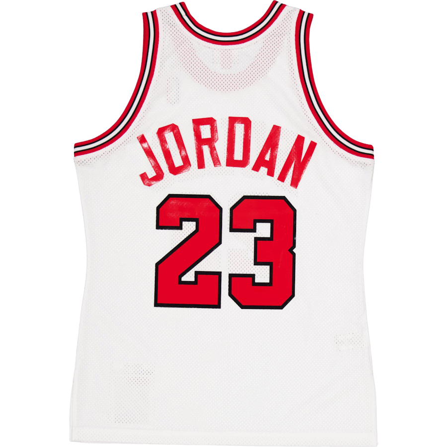 Bulls Authentic Jersey Jordan White