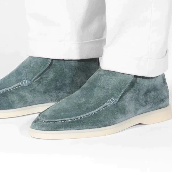 Herr Premium Höga Loafers Slip-On i Mocka