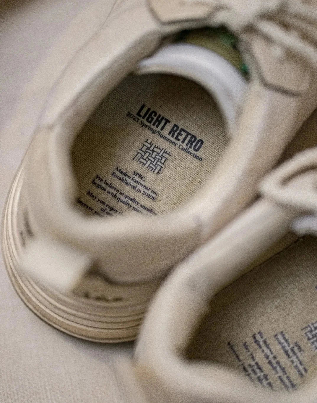 Herr Premium Skate Sneaker i Linne och Mocka