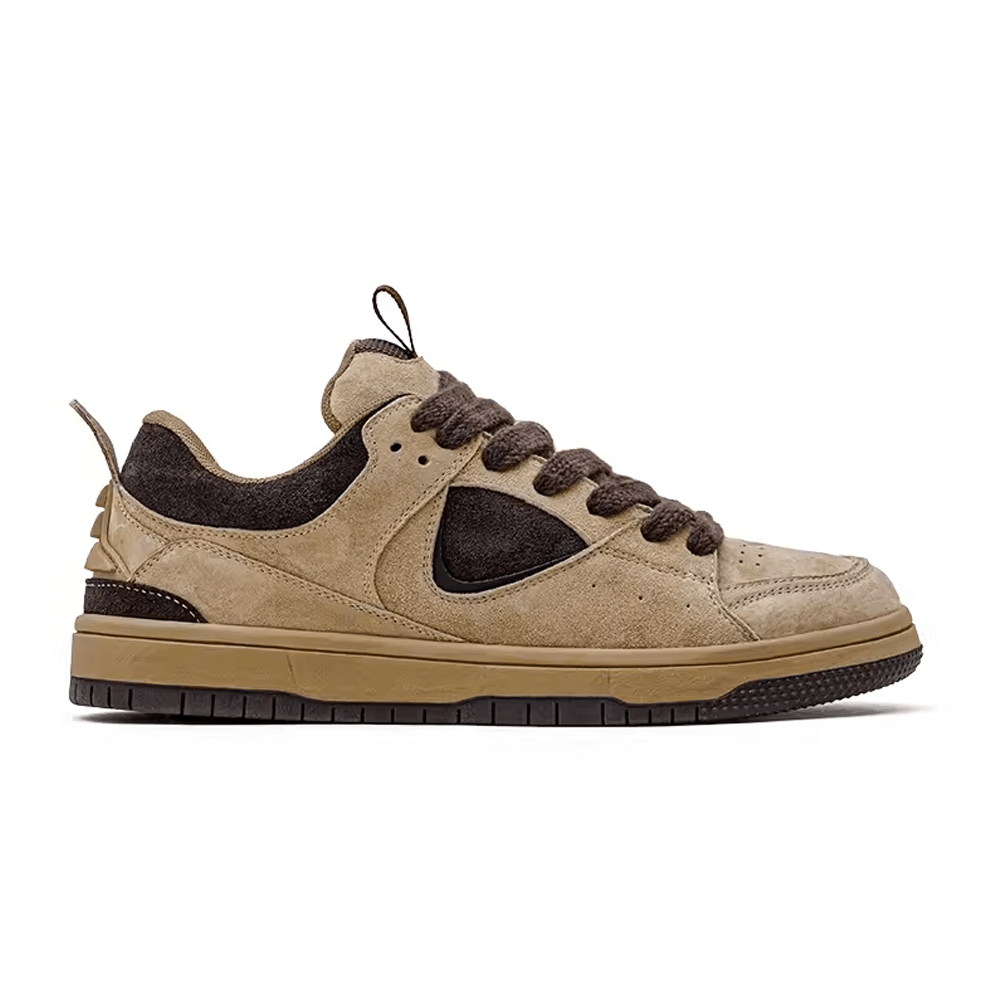 Herr Premium Skate Sneaker Brun - Low Top Mocka