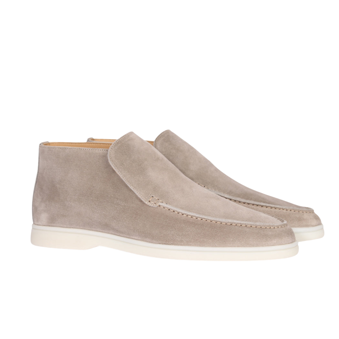 Herr Premium Höga Loafers Slip-On i Mocka