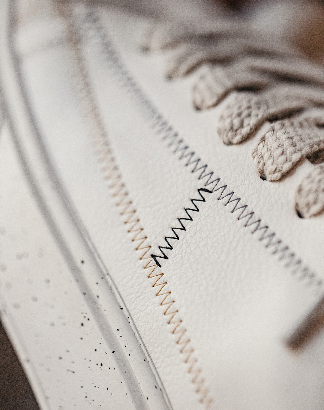Herr Premium Retro Sneaker Vit - Tjock Sula