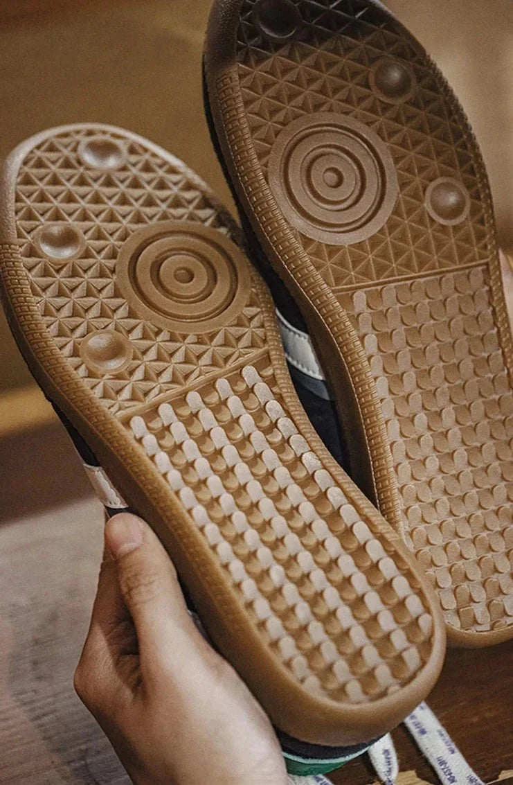 Herr Premium Retro Sneaker Blåa